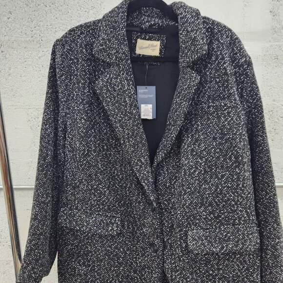 NWT Universal Thread Women’s Tweed Textured Blazer Coat  Size XXL - Picture 2 of 7